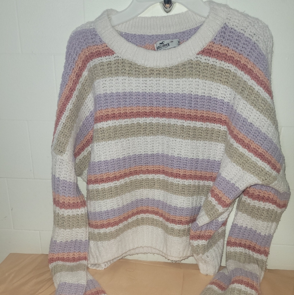 Hollister Multicolor Striped Sweater